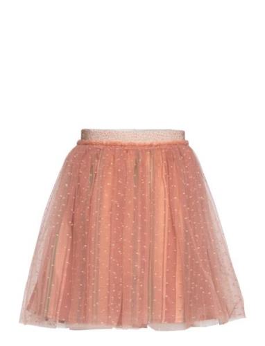 Skirt W. Glitter Dresses & Skirts Skirts Tulle Skirts Pink Minymo