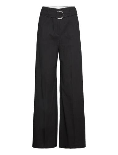 Tasena Designers Trousers Wide Leg Black BOSS