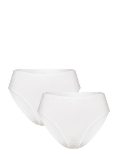 Puma Women Brief 2P Hang Sport Panties Briefs White PUMA