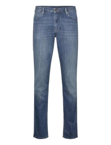 5 Pockets Pant Designers Jeans Slim Blue Emporio Armani