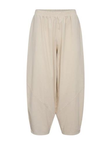 Sc-Cissie Bottoms Trousers Capri Trousers Beige Soyaconcept