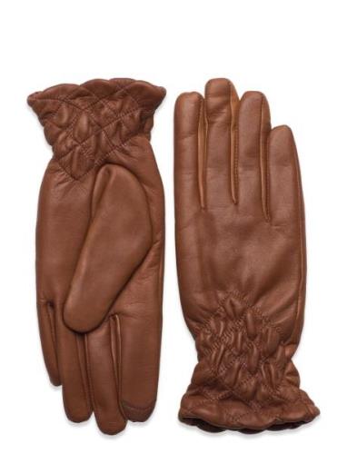 Elke Accessories Gloves Finger Gloves Brown RE:DESIGNED EST 2003