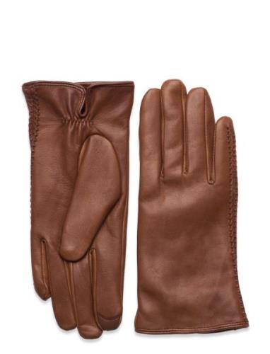 Erika Accessories Gloves Finger Gloves Brown RE:DESIGNED EST 2003