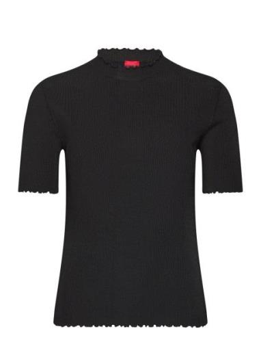 Swittlona Tops T-shirts Turtleneck Black HUGO