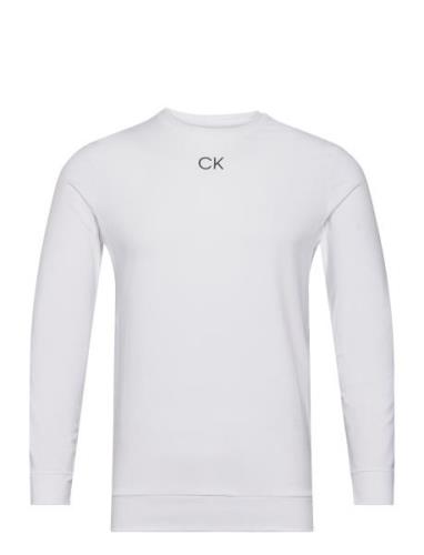 Baselayer With Ck Chest Print Sport Base Layer Tops White Calvin Klein...