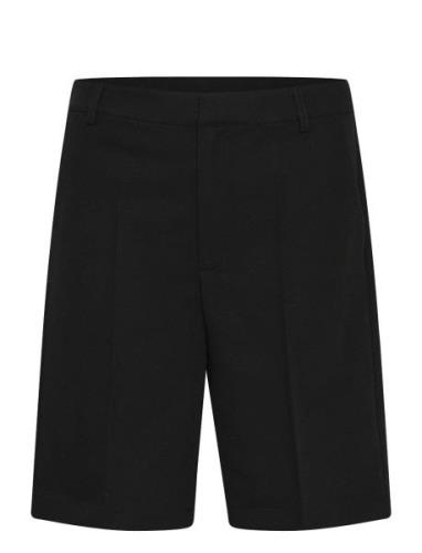 Kasakura Zipper Shorts Bottoms Shorts Chino Shorts Black Kaffe