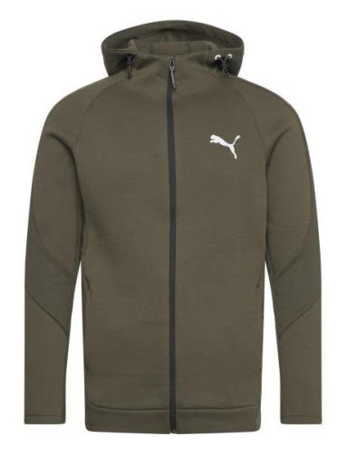 Evostripe Full-Zip Hoodie Dk Sport Sport Clothing Sport Sweatshirts & ...