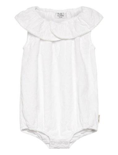 Magnolia - Romper Bodies Sleeveless Bodies White Hust & Claire