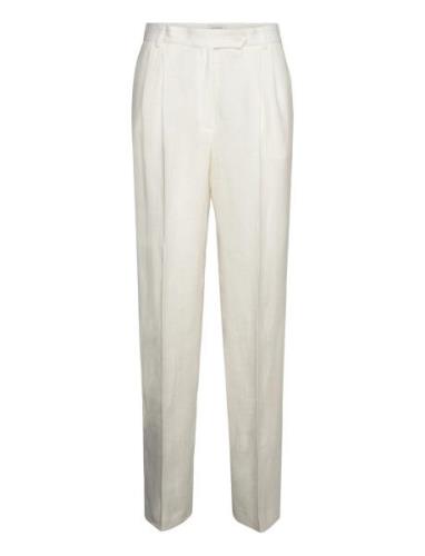 Gytta Trouser Designers Trousers Wide Leg Cream Andiata