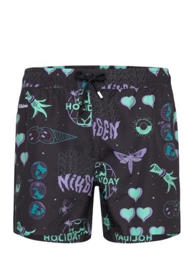 Nb Moontribe Swimtrunks Black Designers Shorts Black Nikben