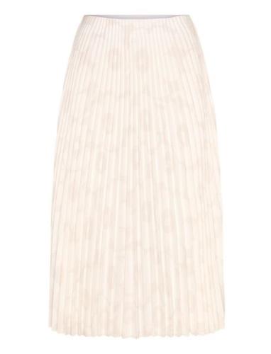 Myy Unikko Skirts Knee-length & Midi Skirts Cream Marimekko