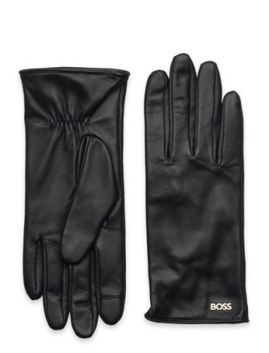 Gueen-Me Accessories Gloves Finger Gloves Black BOSS