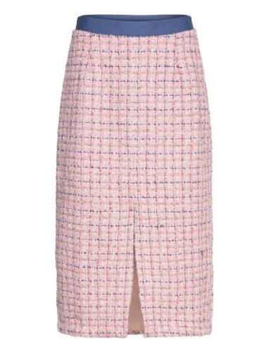 Coco Skirt Skirts Knee-length & Midi Skirts Pink A-View