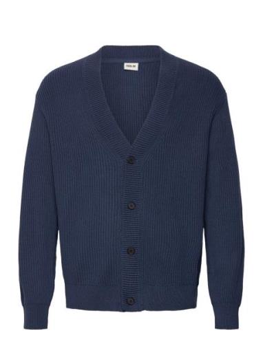 Sdnalli Ca Tops Knitwear Cardigans Navy Solid