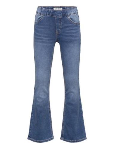 Trousers Denim Freja Jersey Fl Bottoms Jeans Bootcut Jeans Blue Lindex