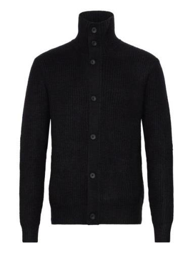 Cfkarl Knit Cardigan Tops Knitwear Cardigans Black Casual Friday