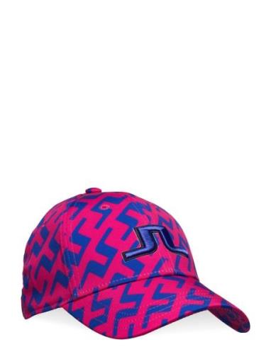 Anga Printed Cap Sport Women Sport Accessories Sport Caps Pink J. Lind...