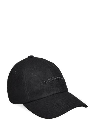 Elijah Wool Cap Designers Headwear Caps Black J. Lindeberg