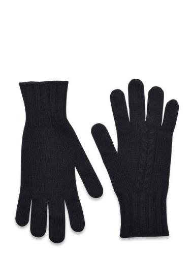 Knitted Gloves Accessories Gloves Finger Gloves Black United Colors Of...