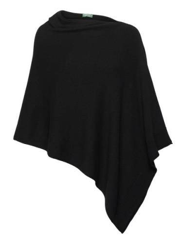 Cape Tops Knitwear Ponchos Black United Colors Of Benetton