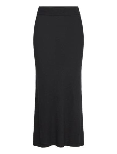 Bs Geneva Skirt Skirts Maxi Skirts Black Bruun & Stengade