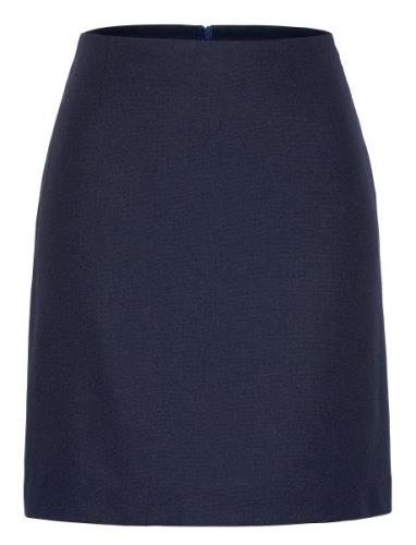 Anna Tweed Skirt Skirts Short Skirts Navy Newhouse