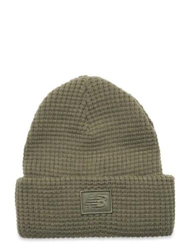 Waffle Knit Cuffed Beanie Sport Sport Accessories Sport Beanies Khaki ...