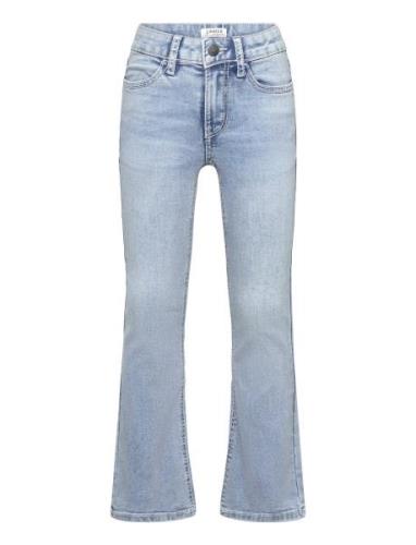 Trousers Denim Freja Stitches Bottoms Jeans Bootcut Jeans Blue Lindex