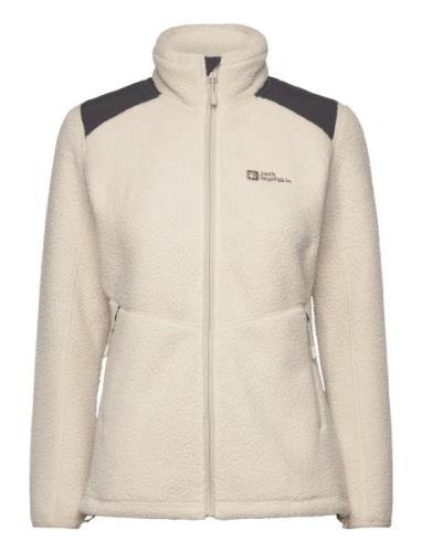 Kammweg Pile Fz W Sport Sport Clothing Sport Fleeces & Midlayers Beige...