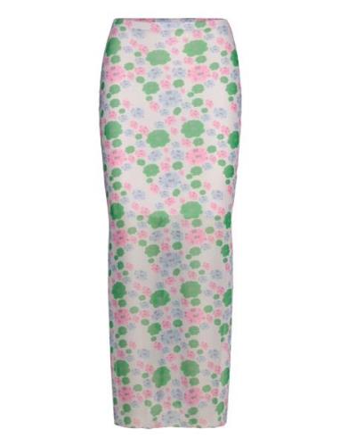 Solay Long Skirt Skirts Maxi Skirts Green Noella