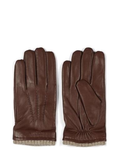 Leather Gloves Ted Accessories Gloves Finger Gloves Brown Howard Londo...