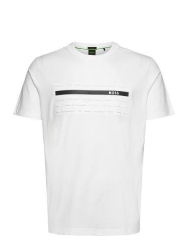 Tee 4 Sport Men Sports Clothes Sport Tops Sport T-Skjorte White BOSS