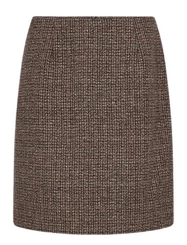 Sc-Isabea Skirts Knee-length & Midi Skirts Brown Soyaconcept