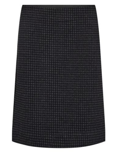 Sc-Isobel Skirts Knee-length & Midi Skirts Black Soyaconcept