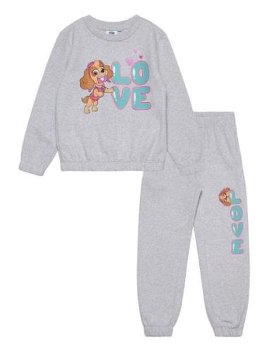 Joggings Sets Sets With Long-sleeved T-shirt Grey Paw Patrol