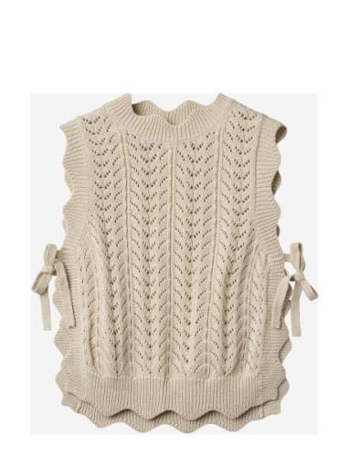 Nova Vest Tops Vests Cream Fliink