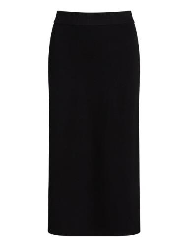 Viscose-Blend Knitted Midi Skirt, Sona Skirts Knee-length & Midi Skirt...