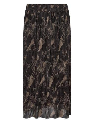 Sc-Iliane Skirts Knee-length & Midi Skirts Brown Soyaconcept