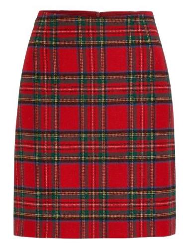 Royal Stewart Skirt Skirts Short Skirts Red Newhouse