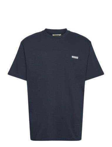 Wbbaine Family Tee Tops T-Kortærmet Skjorte Navy Woodbird