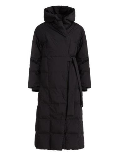 Hooded Down Coat, Musa Foret Jakke Black Ivo Nikkolo