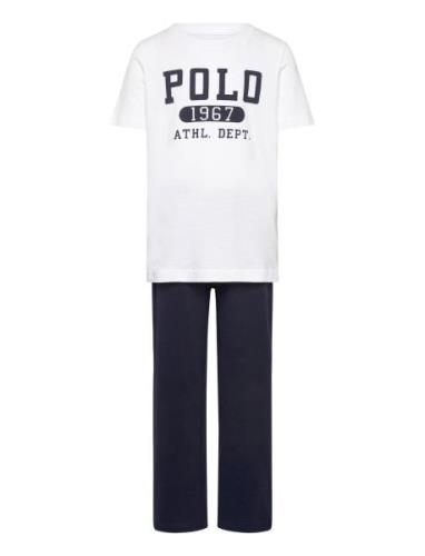 Sl-Sleepwear Pyjamassæt Navy Polo Ralph Lauren