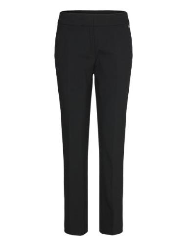 Hatenia-1 Bottoms Trousers Straight Leg Black HUGO