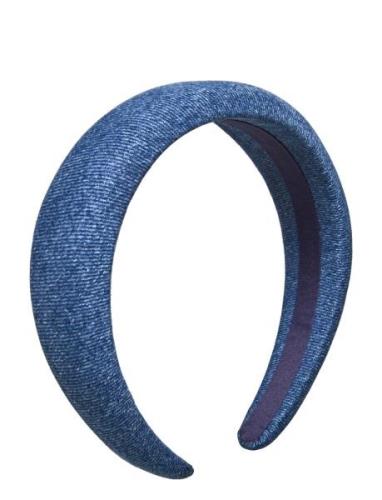 Denima Hairbrace Accessories Hair Accessories Hair Band Blue Becksönde...