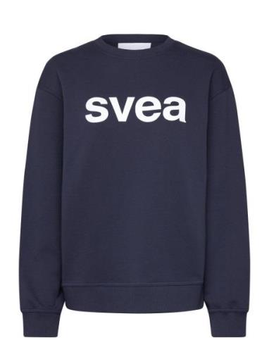 Swcowen Sweatshirt Tops Sweatshirts & Hoodies Sweatshirts Navy Svea