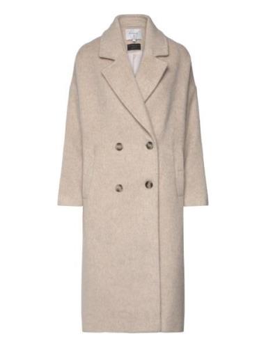 Gila Wool Coat Uldfrakke Frakke Beige Dante6