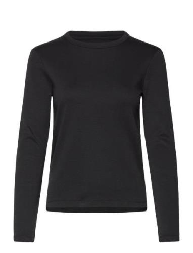 Lucy Longsleeve Tops T-shirts & Tops Long-sleeved Black Creative Colle...