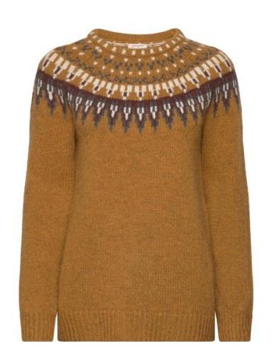 Veda Jumper Tops Knitwear Jumpers Brown Jumperfabriken