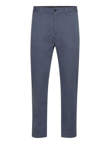 Milano Jersey Pants Bottoms Trousers Formal Blue Clean Cut Copenhagen