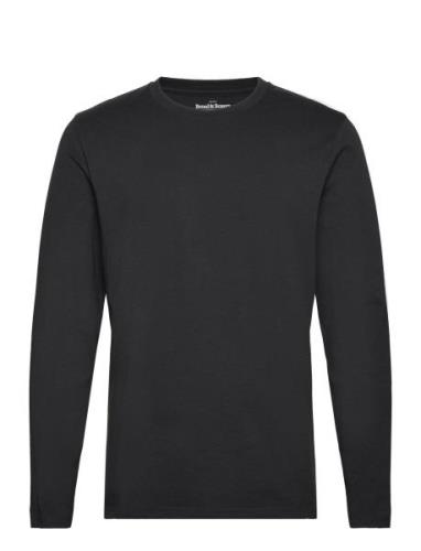 Long Sleeve Regular Tops T-Langærmet Skjorte Black Bread & Boxers